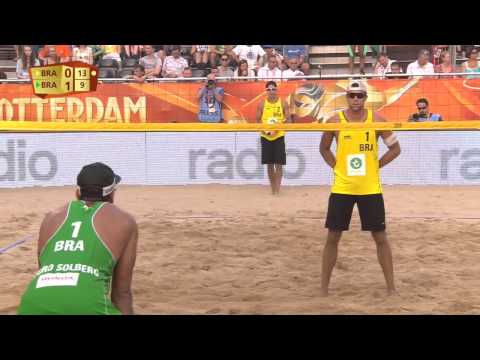 Álvaro Filho/Vitor Felipe vs Pedro Solberg/Evandro (QUARTERFINALS) WC 2015