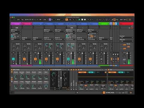 Ableton LFO modulation controlled with a single knob