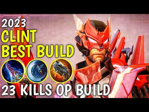 CLINT BEST BUILD 2023 | TOP 1 GLOBAL CLINT BUILD | CLINT COLLECTOR SKIN GAMEPLAY | CLINT OP BUILD