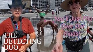Really Old Coin Found Metal Detecting New Smyrna Beach Florida | The Detecting Duo