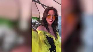 Dana International - Jokes while in costume design