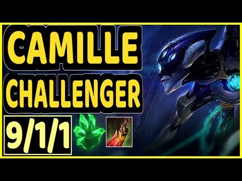 CANNA (CAMILLE) - 9/1/1 KDA CHALLENGER GAMEPLAY - KR