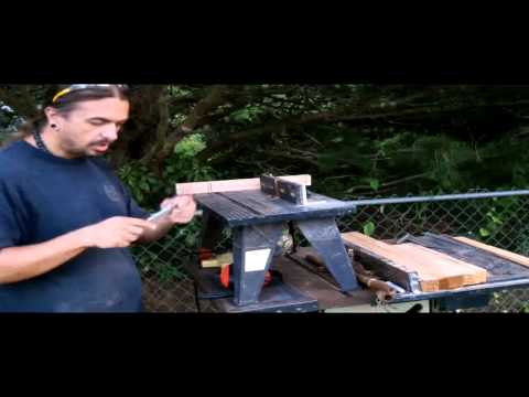 How to make a Hardwood Native American flute, Part 1