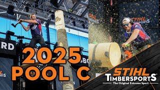 FULL Pool C action from 2025 STIHL TIMBERSPORTS® US Championships