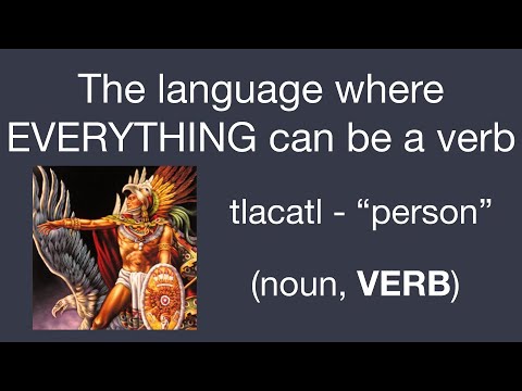 The language where EVERYTHING can be a verb