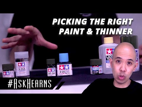 How To Pick The Right Paint & Thinners | TAMIYA | #askHearns