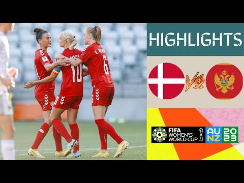 🇩🇰 Denmark vs Montenegro 🇲🇪 Women's World Cup Qualifiers Highlights