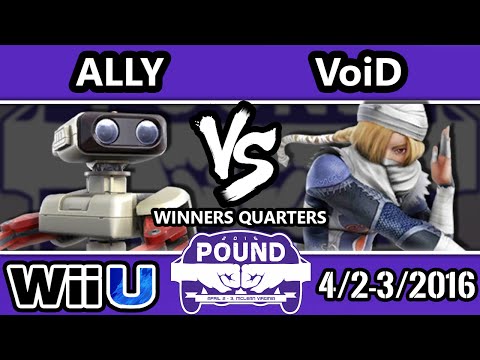 Pound 2016 - VoiD (Sheik) Vs. Ally (Mario, R.O.B.) - Winners Quarters - Smash Wii U