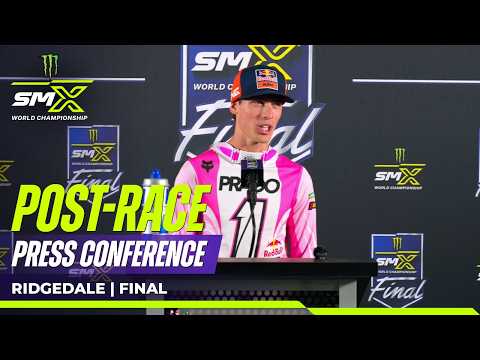 Post Race Press Conference | SMX Final | Ridgedale