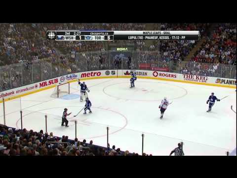 Lupul Goal - Capitals 1 vs Leafs 5 - Nov 19th 2011 (HD)