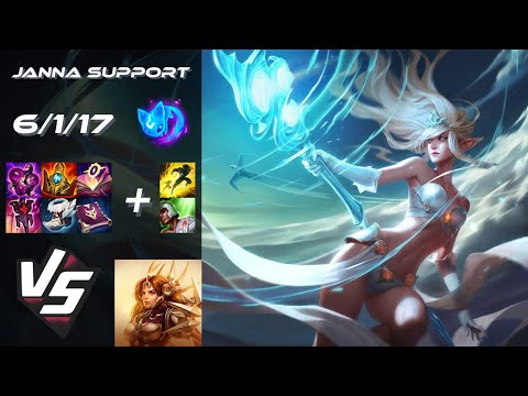 SUPPORT Janna vs Leona - EU Challenger Patch 14.15