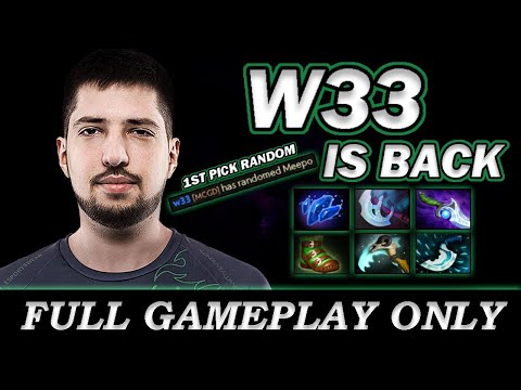 W33 1st Pick Random and Get His Signature Hero Meepo - Full Gameplay Meepo #154