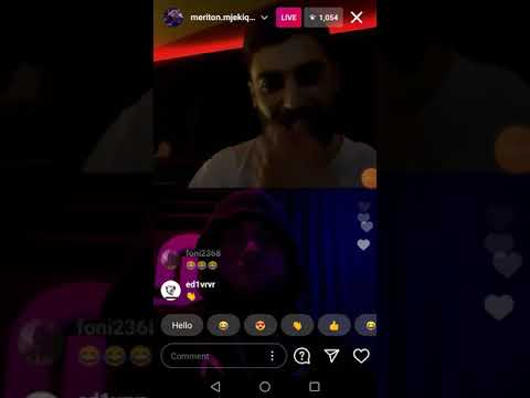 Meriton mjekiqi live me sv3i zihet me fansat dhe tregon kengen E re.