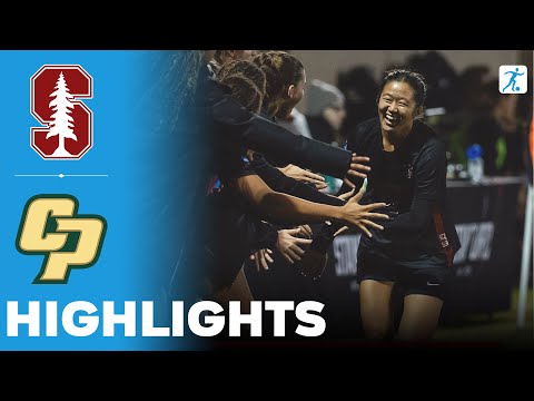 Stanford vs Cal Poly | NCAA College Women's Soccer | Highlights - November 14, 2025