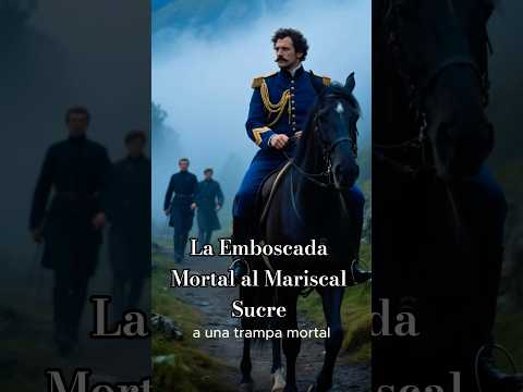 LA EMBOSCADA MORTAL AL MARISCAL SUCRE #historia #libertador
