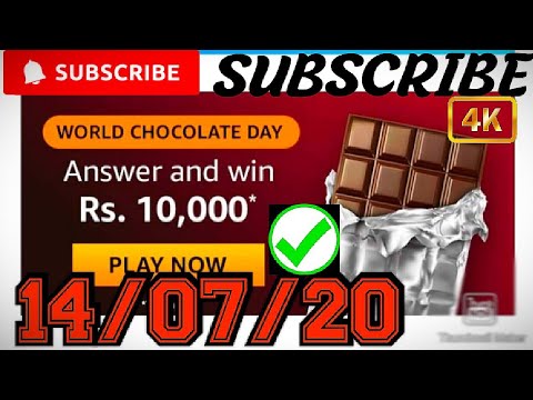 World Chocolate Day is celebrated on 7th July, to observe which of these events?|Amazon quiz answers