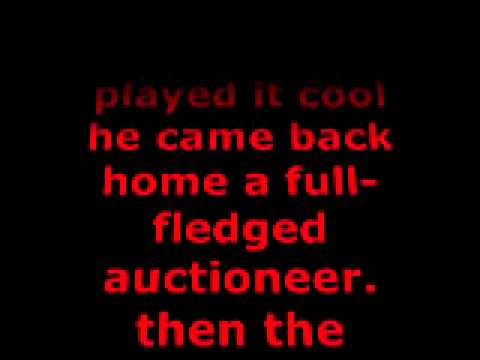 The Auctioneer - Leroy Van Dyke (With Lyrics)