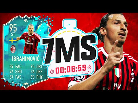 WHAT A BEAST! AC MILAN ZLATAN IBRAHIMOVIC!!! 7 MINUTE SQUAD BUILDER!! - FIFA 20 ULTIMATE TEAM