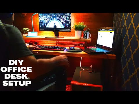 DIY Home Office Desk Setup — Making a work from home setup using Sit-Stand Flexispot