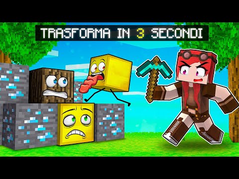 NASCONDINO CON I MINERALI DI MINECRAFT CON I MIEI AMICI!