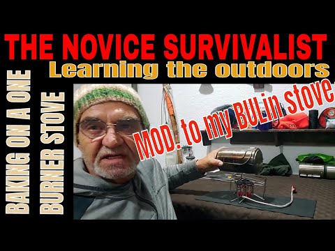 BULin 5800W Ultralight Camp Stove MODS - Additions for baking outdoors