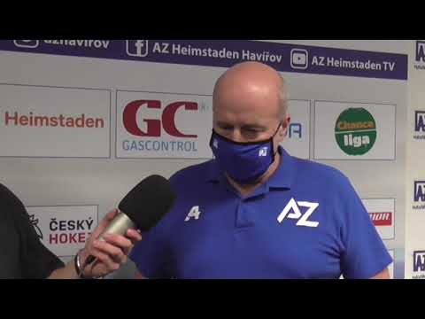 AZ Heimstaden Havířov - HC Slovan Ústí nad Labem 1:2 (9.12.2020) - trenér Jiří Režnar (HAV)