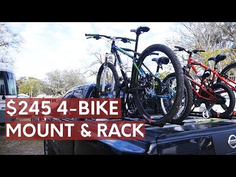 DIY Bike Rack for Truck Bed Cover (Swagman bike rack review)