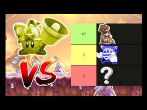 Kirby Fighters 2 Bell Match Up Chart