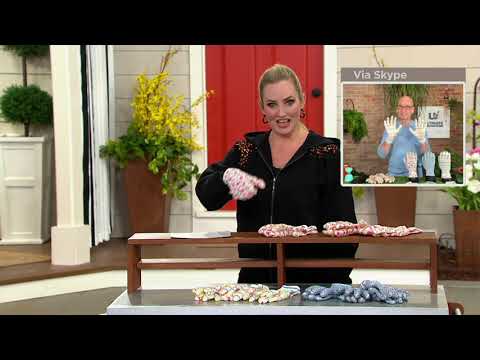 Ultimate Innovations Set of 3 Nitrile Garden Gloves on QVC