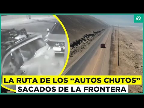 Operación "autos chutos": Esta es la ruta de los vehículos robados que son sacados de la frontera