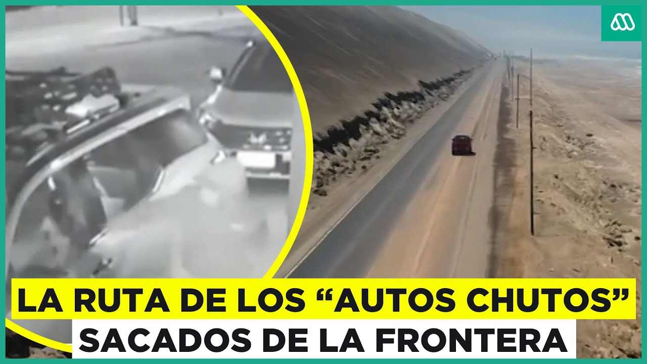Operación "autos chutos": Esta es la ruta de los vehículos robados que son sacados de la frontera