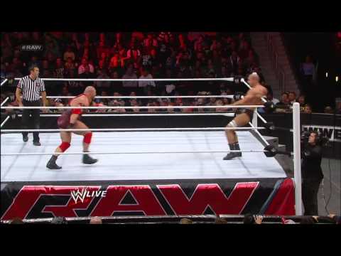 Ryback vs. Antonio Cesaro: Raw, Feb. 4, 2013
