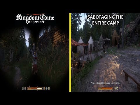 Kingdom Come Deliverance: Nest of vipers quest - sabotaging the entire camp