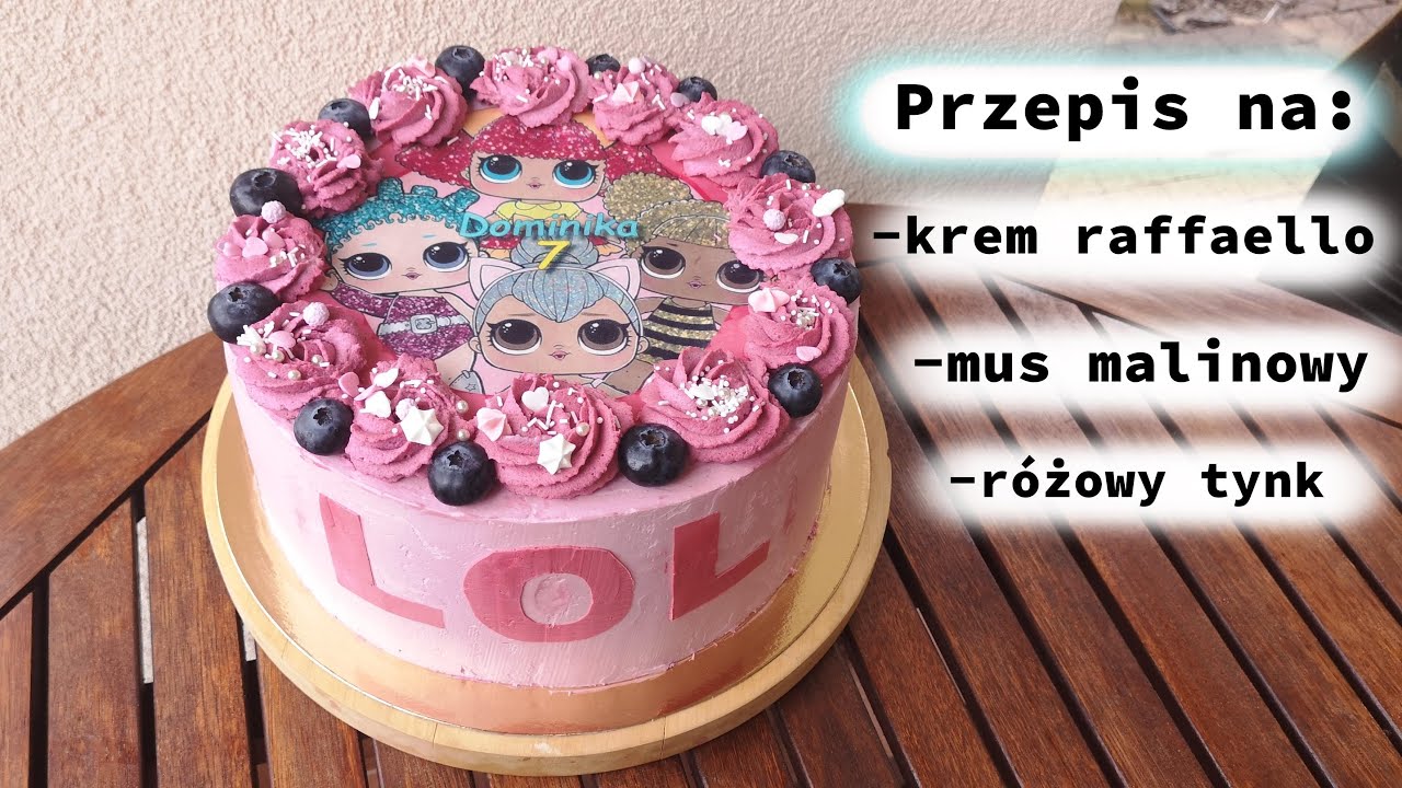 Tort z opłatkiem- LOL SUPRISE