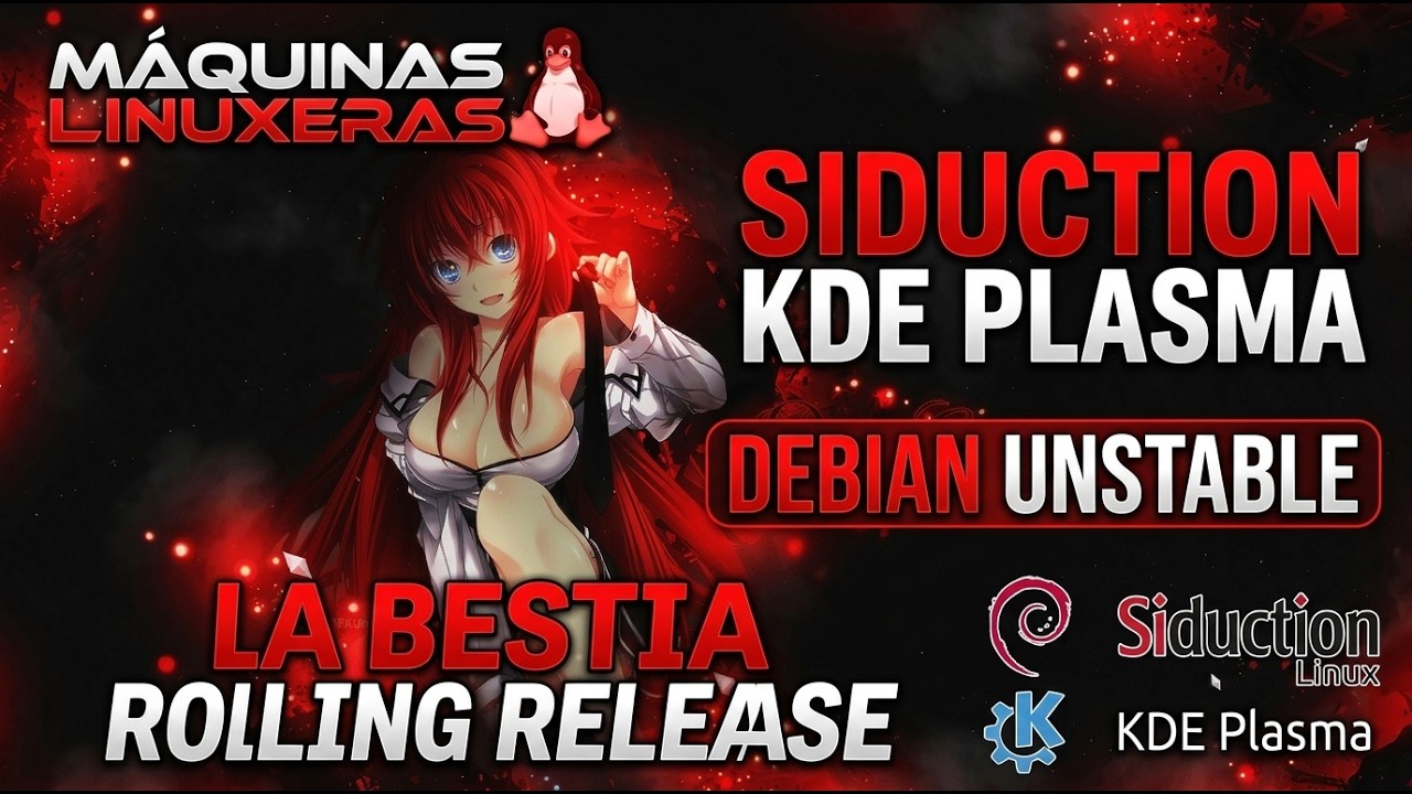 Siduction con KDE Plasma: La Bestia Rolling Release Basada en Debian Unstable 🔥