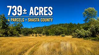 739± Acres for Sale in Shasta County, CA | 4 Parcels | Owner Financing Considered