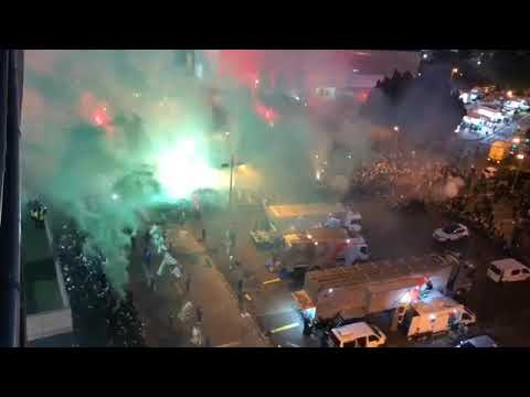 Recibimiento autobús Betis