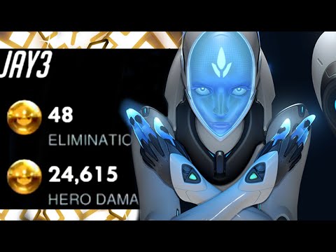 DANTEH ECHO GOD - 48 ELIMS! [ OVERWATCH SEASON 24 TOP 500 ]