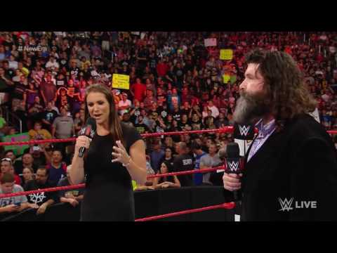 Stephanie McMahon and Mick Foley announce the WWE Universal champion : Raw, 25 July 2016
