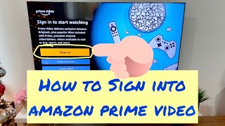 How to Sign In Amazon Prime Video Account from Smart TV