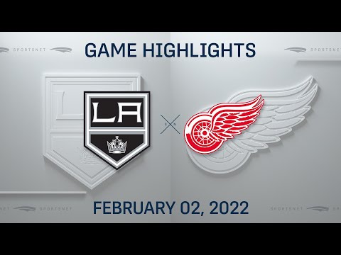 NHL Highlights | Kings vs. Red Wings - Feb. 2, 2022
