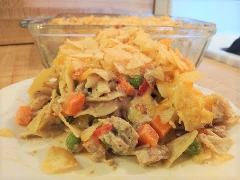 Easy Tuna Noodle Casserole Recipe (No Soup) 🐠🐟🧀🧅🧄