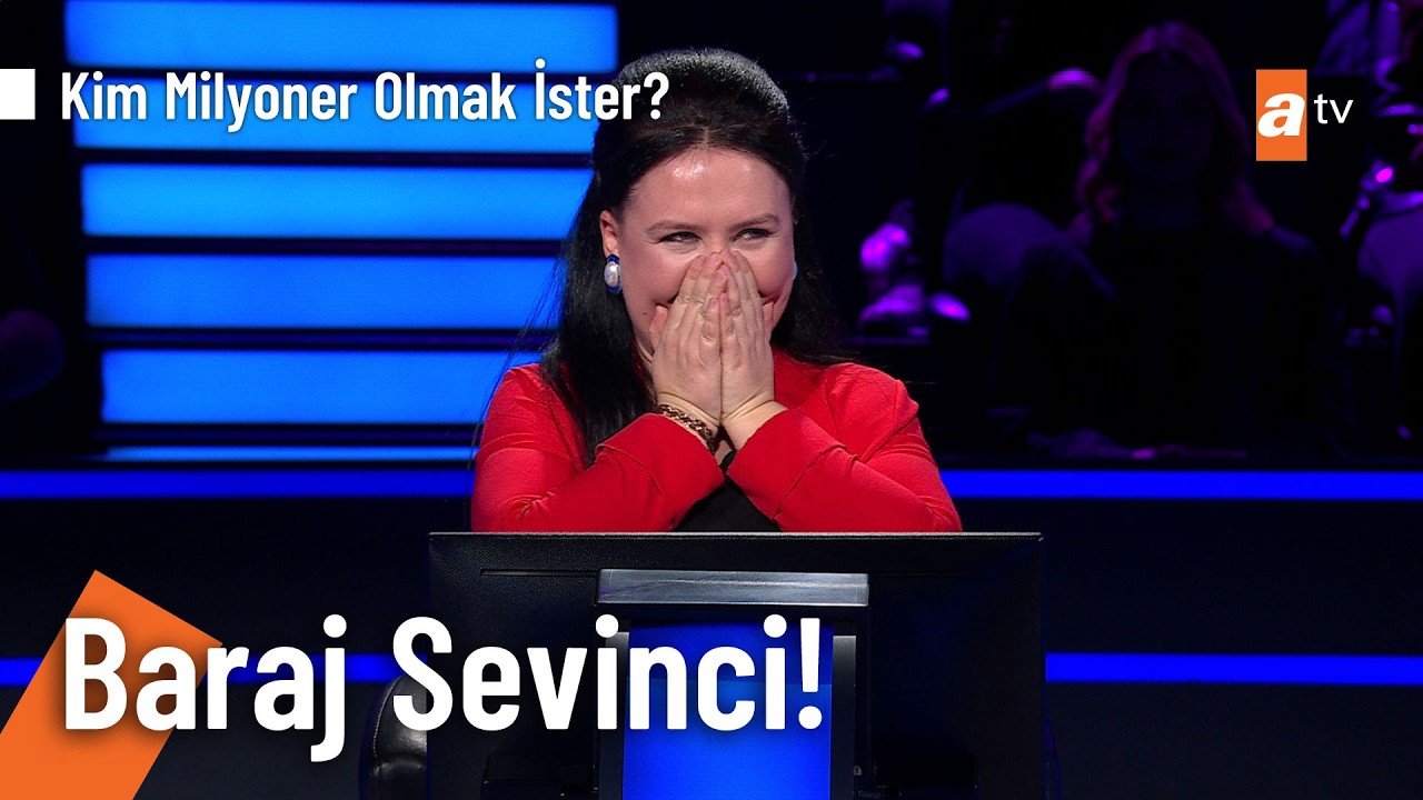 Baraj sorusunu geçince öyle sevindi ki... - Kim Milyoner Olmak İster? 1225. Bölüm