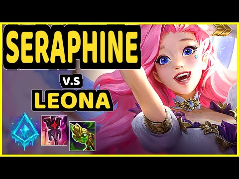 LOOP (SERAPHINE) vs LEONA - BOTTOM SUPPORT GAMEPLAY - BR Ranked GRANDMASTER