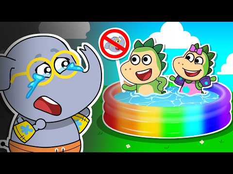 🏊Safety in Swimming Pools 💦 Muddles and Spike Can’t Agree!😱🛟 Fire Spike Stories for Kids🔥