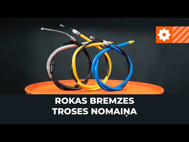Noskatieties video ceļvedi par to, kā nomainīt Rokas Bremzes Trose uz AUDI 80 (80, 82, B1)