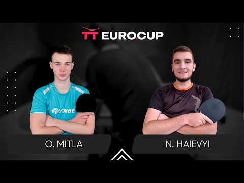 16:20 Oleksii Mitla - Nazarii Haievyi 16.11.2023 TT Euro.Cup Ukraine Master. TABLE 4