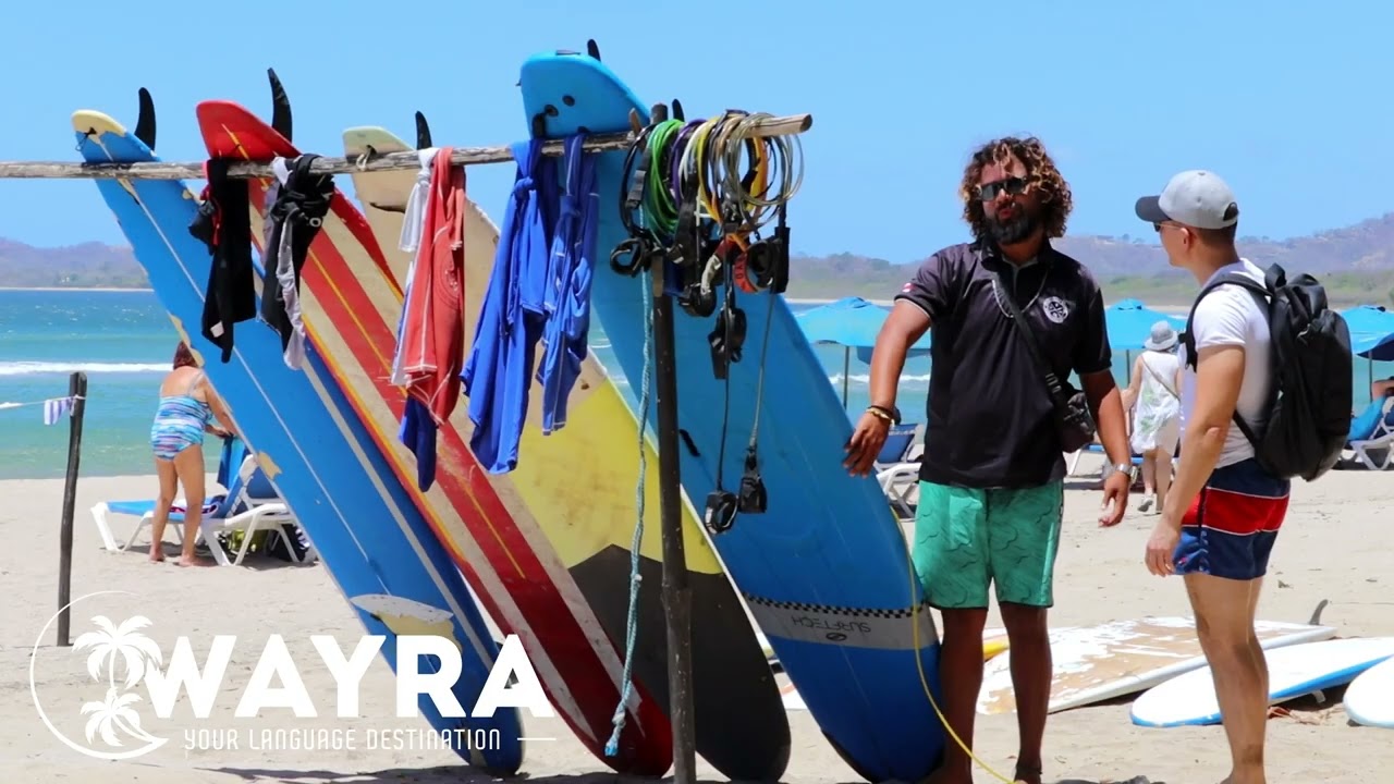 Video: Surf- en taalreis Tamarindo – Spaans leren en surfen