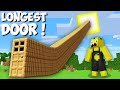 I Found SECRET LONGEST DOOR In Minecraft NEW DOOR TO THE SUN