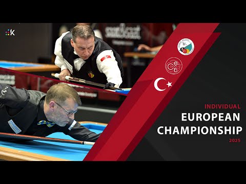 2025 European Championship Men Individual - Last 8 - Eddy MERCKX vs Torbjörn BLOMDAHL
